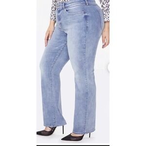 NYDJ Marilyn Straight Lift Tuck Tech Denim Jeans 18W Sure Stretch
